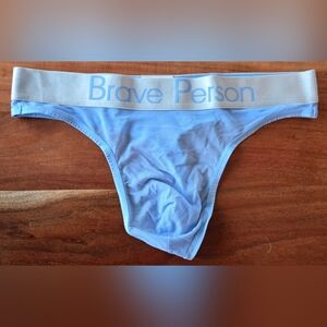 Light Blue Sheer Mens Thong